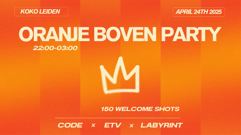 Theme Party "Oranje Boven"