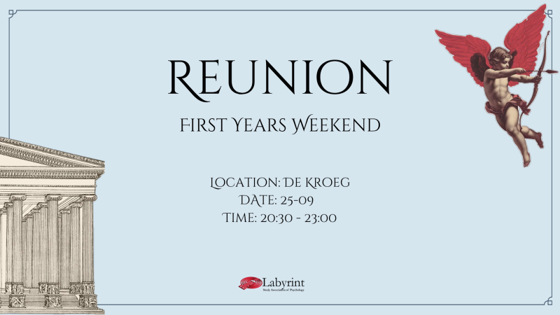 Reunion First Years Weekend
