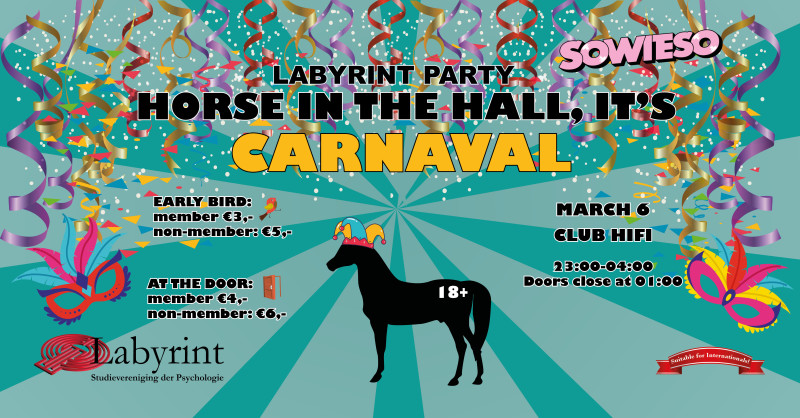 Labyrint Party: Horse in the hall, it's Carnaval!