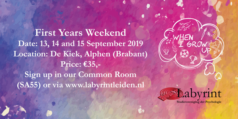First Years Weekend